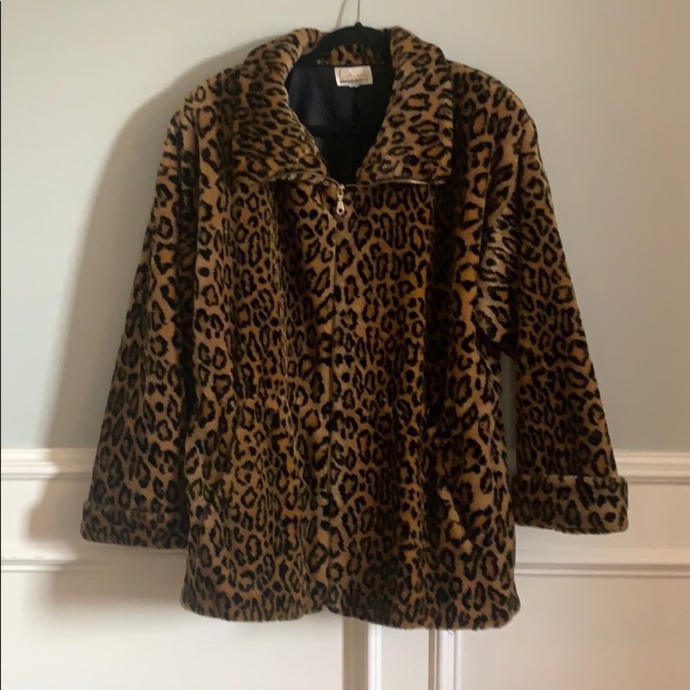 Vintage Cheetah print coat